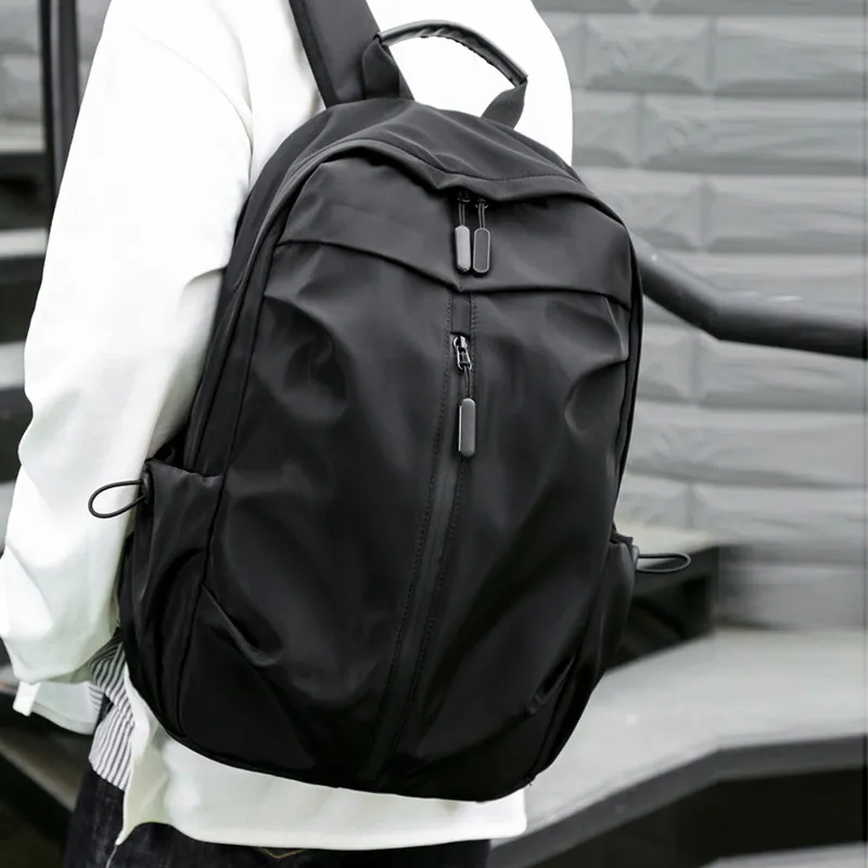 VANDEE Oxford Backpack Regular Men's Black/Gray/Blue-2