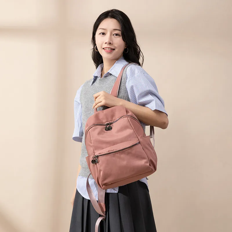 VANDEE Nylon Backpack Regular Women's Multicolor-11