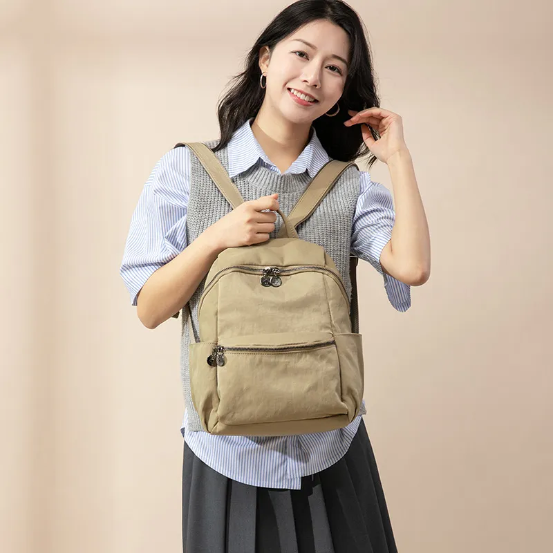 VANDEE Nylon Backpack Regular Women's Multicolor-23