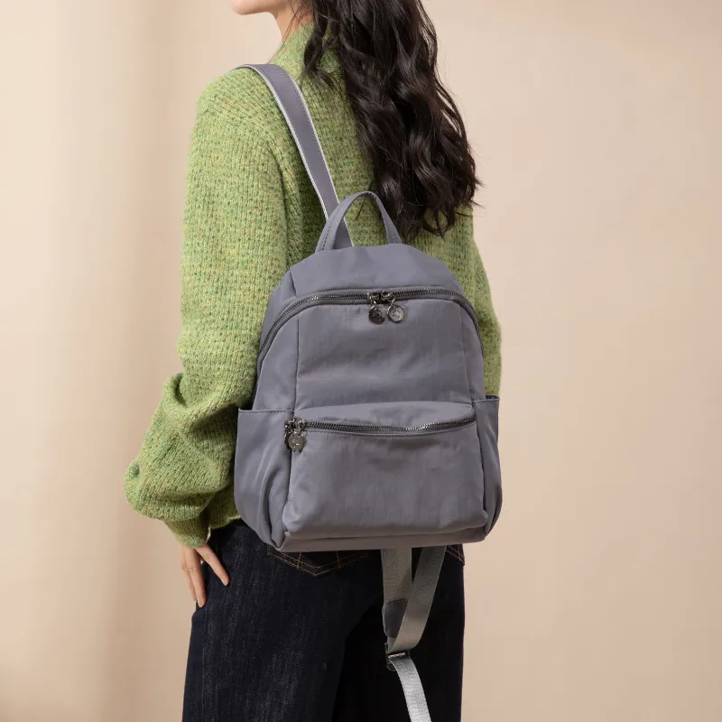 VANDEE Nylon Backpack Regular Women's Multicolor-6