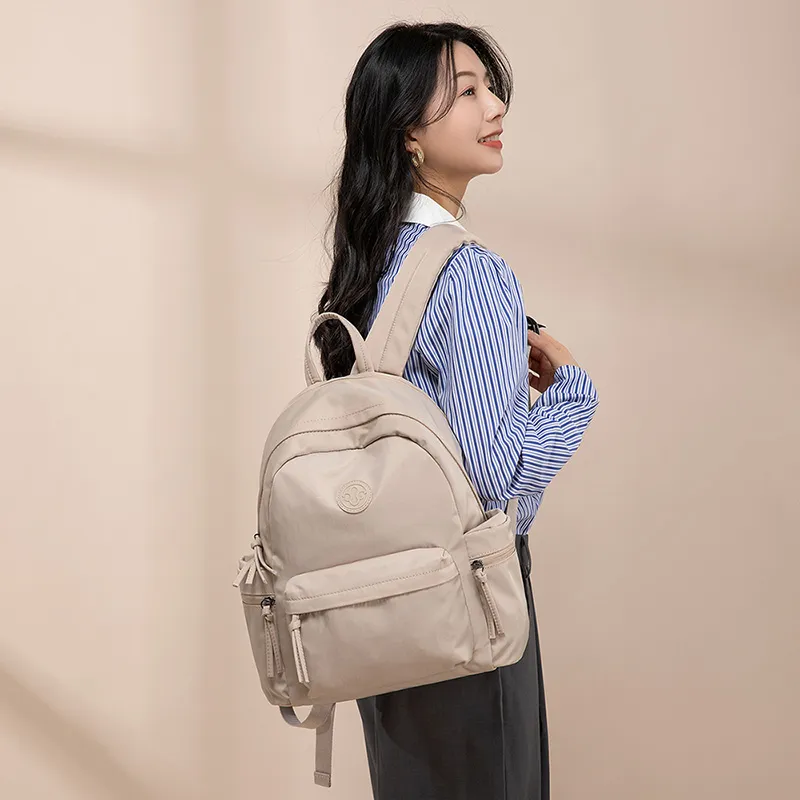 VANDEE Nylon Backpack Unisex Multicolor-6