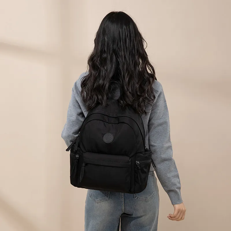 VANDEE Nylon Backpack Unisex Multicolor-21