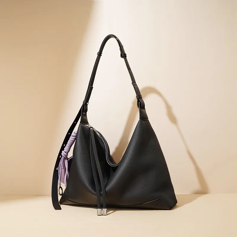 VANDEE Cow Leather Handbag, Shoulder Bag Women's Multicolor-10