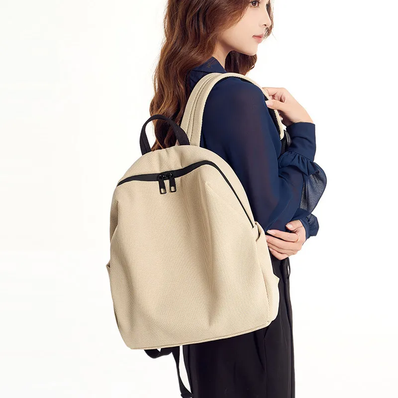 VANDEE Mesh Fabric Backpack Unisex Multicolor-5