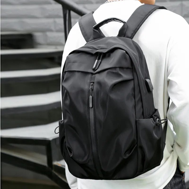 VANDEE Oxford Backpack Regular Men's Black/Gray/Blue-1