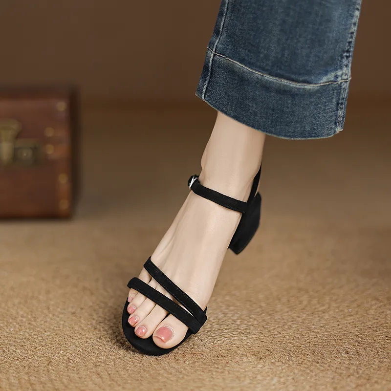 VANDEELEN One Strap Sandals 4cm Women's-2