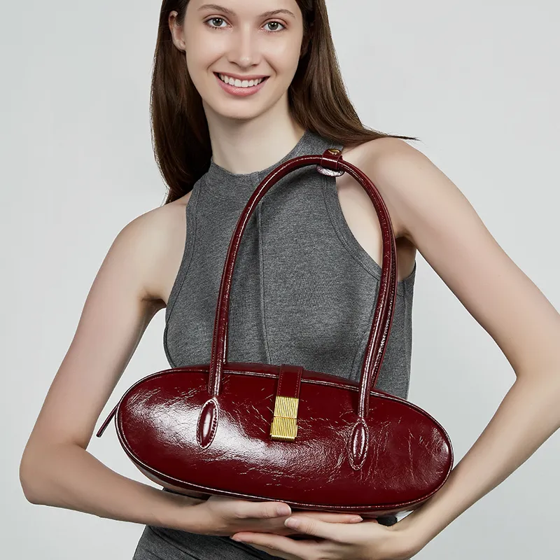 VANDEE Cow Leather Baguette Bag Shoulder Bag Women's Multicolor-11