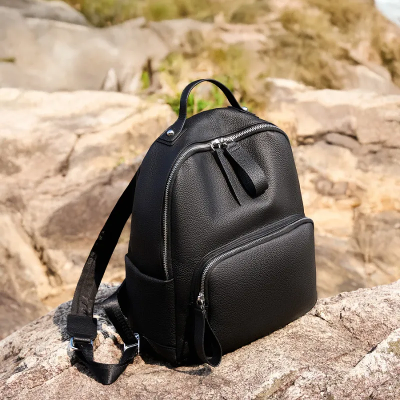 VANDEE Cow Leather Backpack Regular Women's Multicolor-8