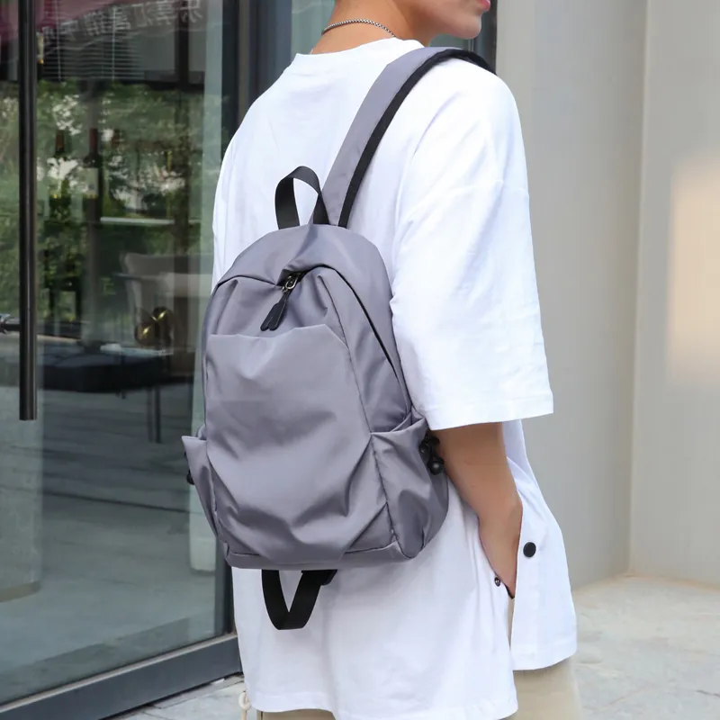 VANDEE Oxford Backpack Mini Unisex Black/Gray-8