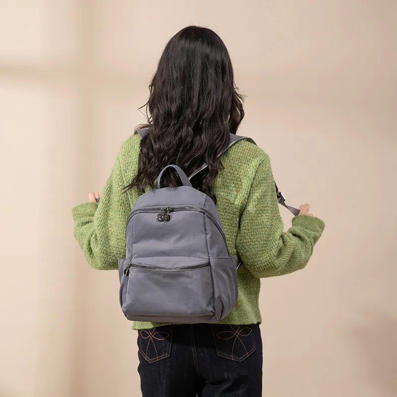 VANDEE Nylon Backpack Regular Women's Multicolor-8