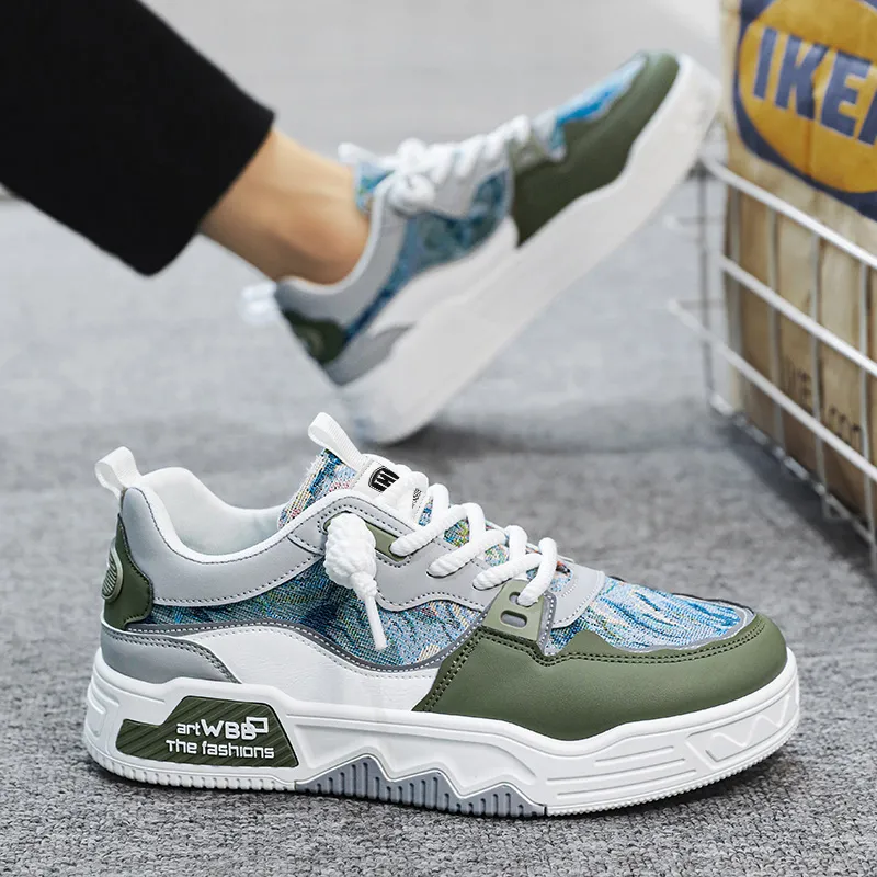 HACKBUTEER Low Top Skateboard Shoes Men's Box Included-11