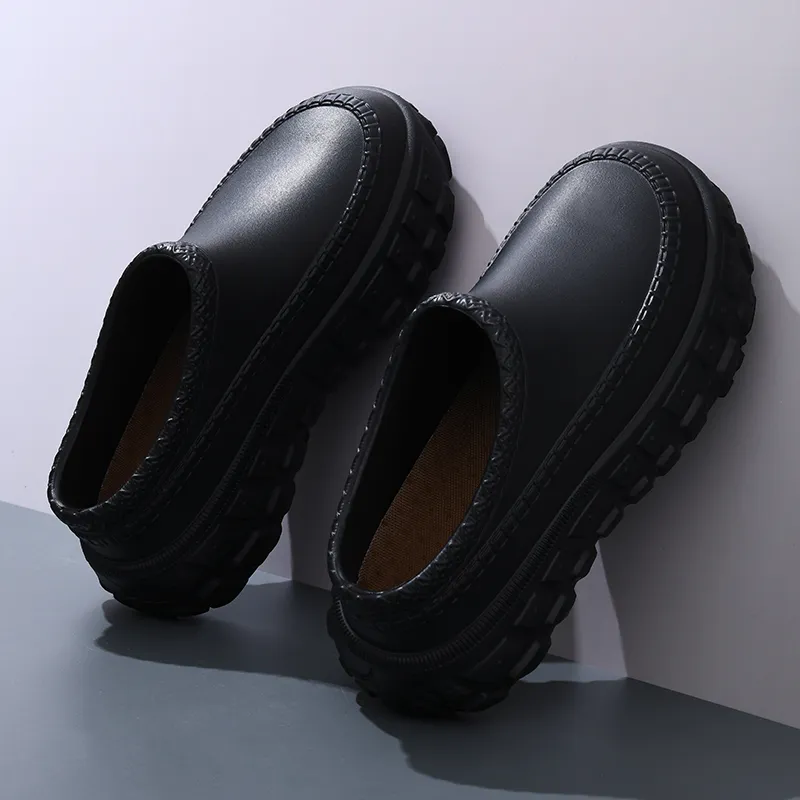 HACKBUTEER Closed Toe Slippers Unisex-3