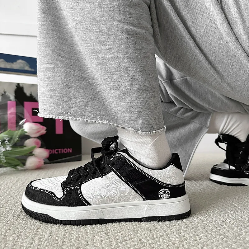 HACKBUTEER Chinese Style Dunk Collection Low-Top Skateboard Shoes Unisex-2