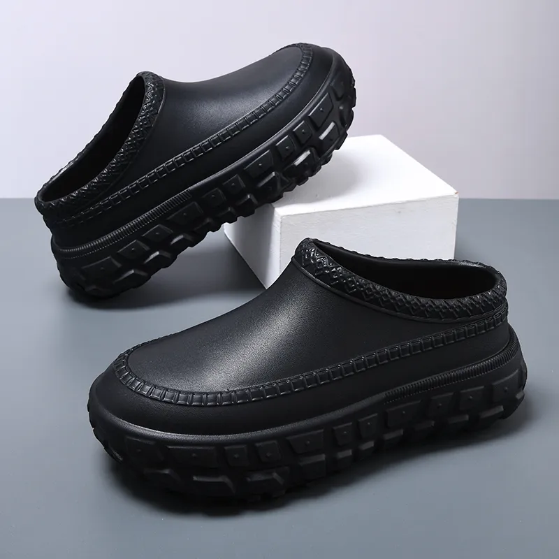 HACKBUTEER Closed Toe Slippers Unisex-2