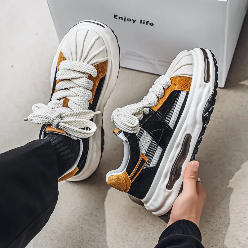 HACKBUTEER Low Top Casual Shoes Men's Box Included-10
