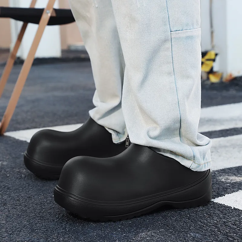 HACKBUTEER Closed Toe Slippers Unisex-4