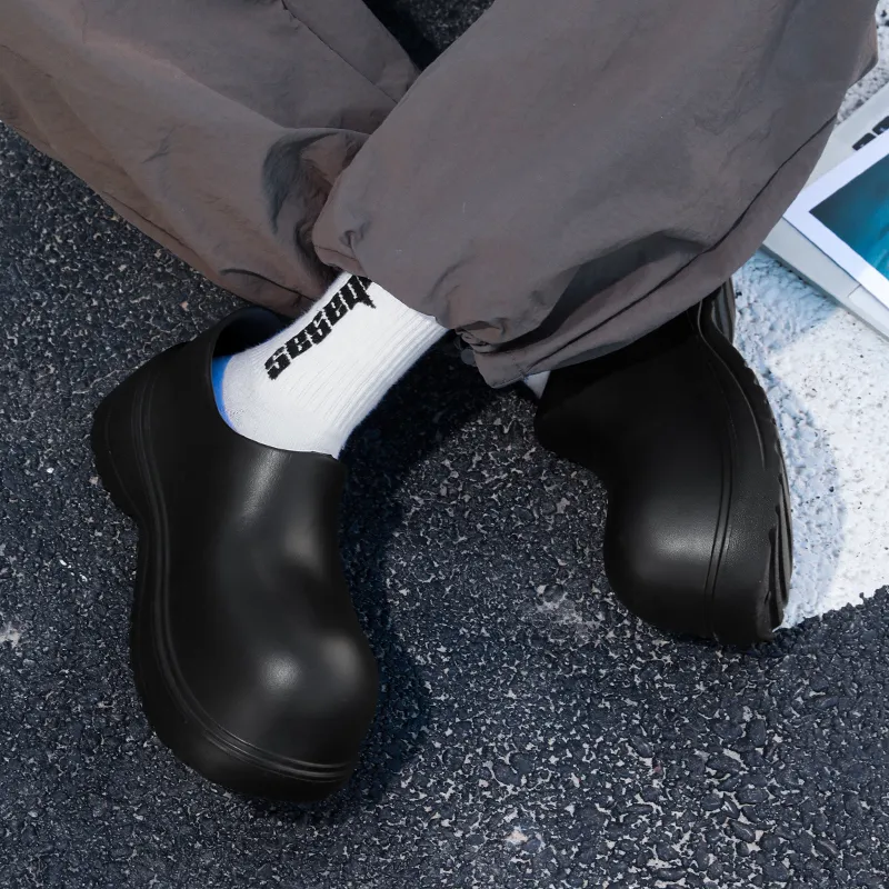 HACKBUTEER Closed Toe Slippers Unisex-3