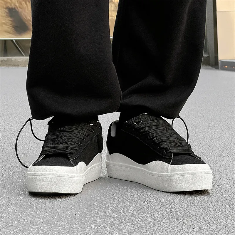 HACKBUTEER Low Top Skateboard Shoes Men's Box Included-4