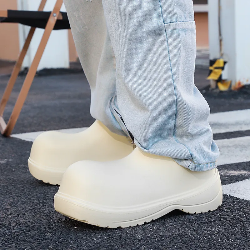 HACKBUTEER Closed Toe Slippers Unisex-9