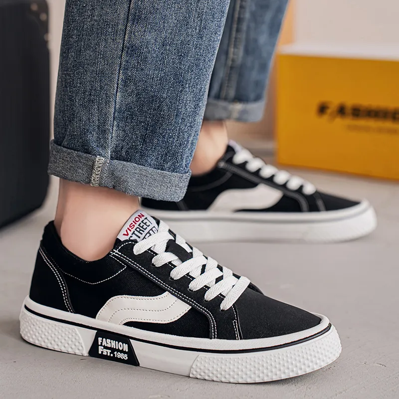 HACKBUTEER Low Top Skateboard Shoes Men's Box Included-11