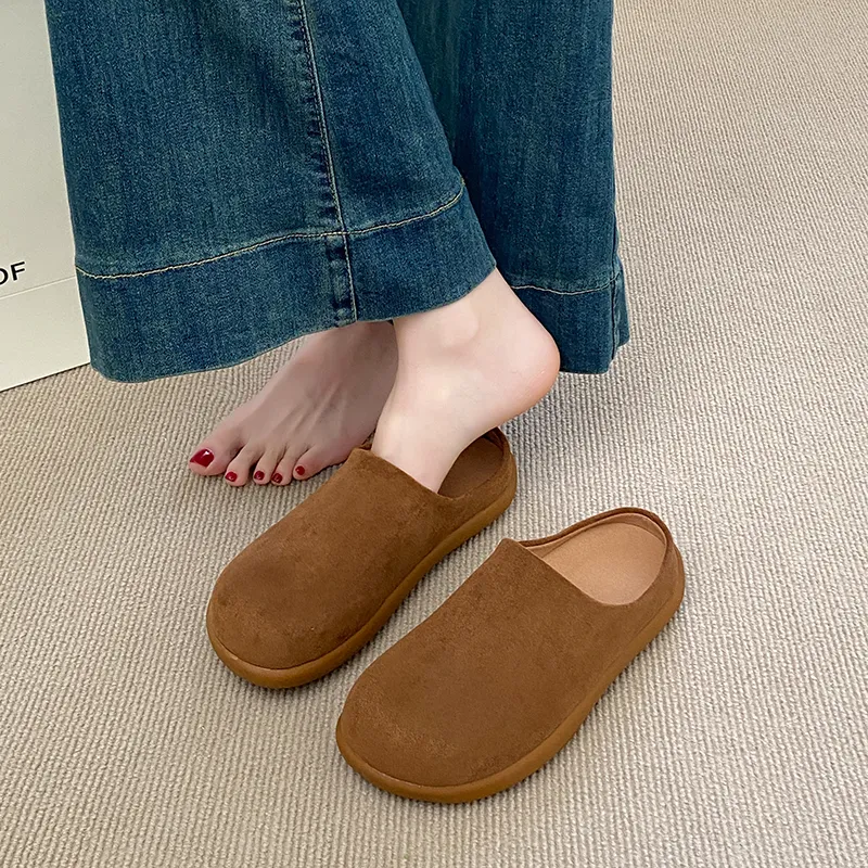 HACKBUTEER Closed Toe Slippers Women's-14