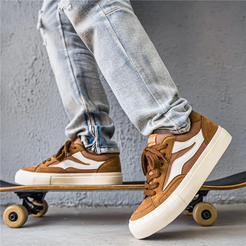 HACKBUTEER Low-Top Canvas Shoes Men's Box Included-9