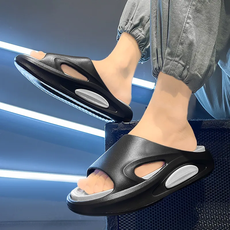 HACKBUTEER Slide Slippers Men's-15