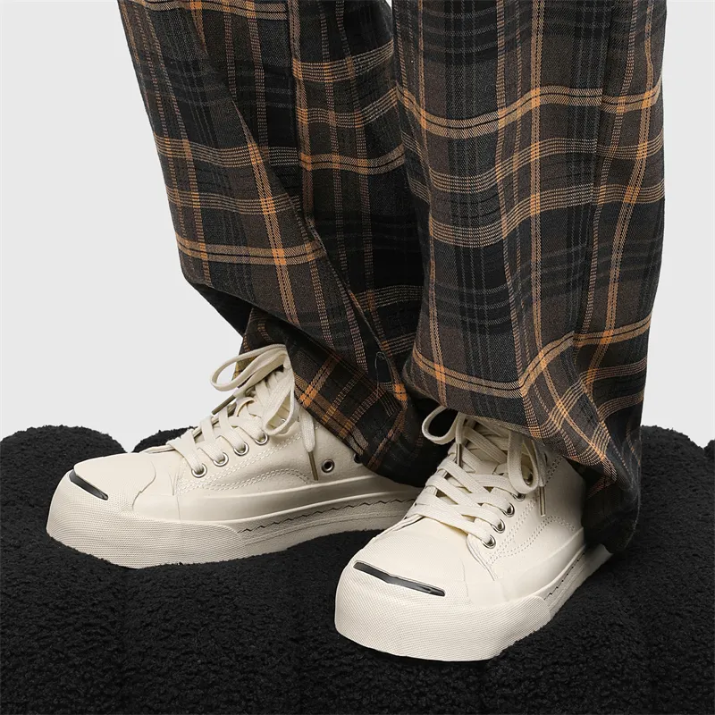 HACKBUTEER Low Top Canvas Shoes Unisex Box Included-11
