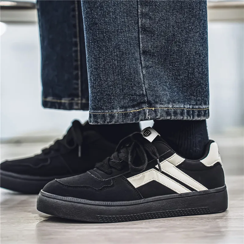 HACKBUTEER Low Top Skateboard Shoes Men's Box Included-11
