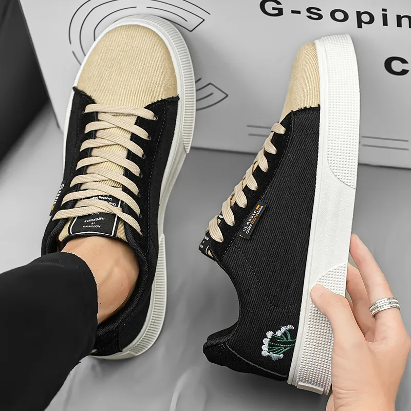 HACKBUTEER Canvas Shoes Men's Box Included-11