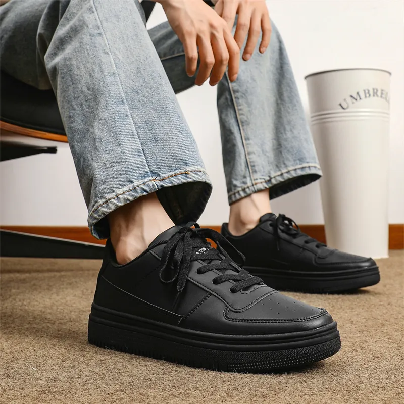 HACKBUTEER Low Top Skateboard Shoes Men's Box Included-10