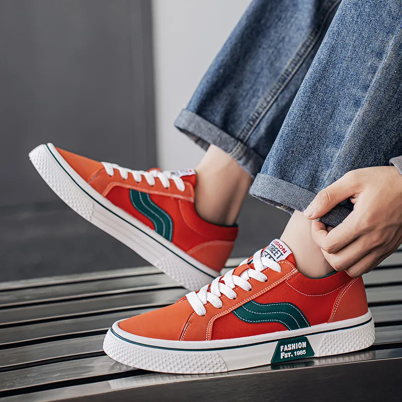 HACKBUTEER Low Top Skateboard Shoes Men's Box Included-23