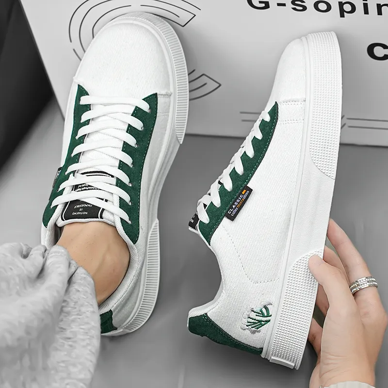 HACKBUTEER Canvas Shoes Men's Box Included-5