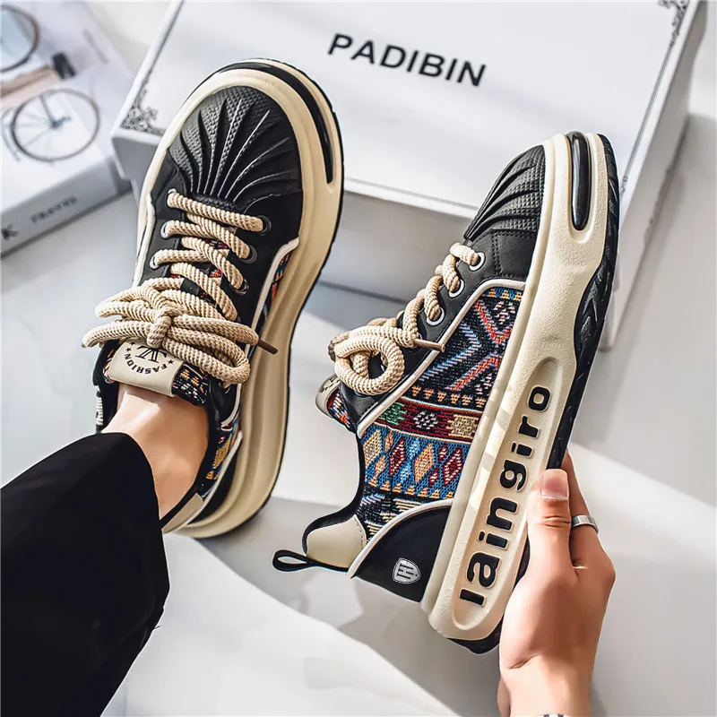 HACKBUTEER Low Top Casual Shoes Men's Box Included-4
