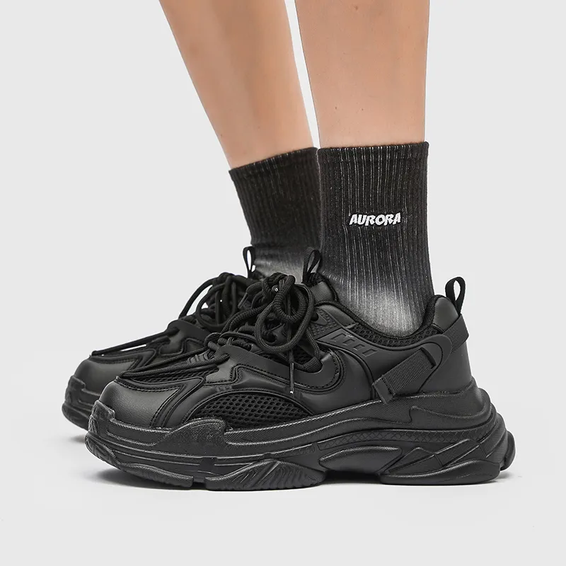 HACKBUTEER Low-Top Chunky Sneakers Unisex Box Included-11