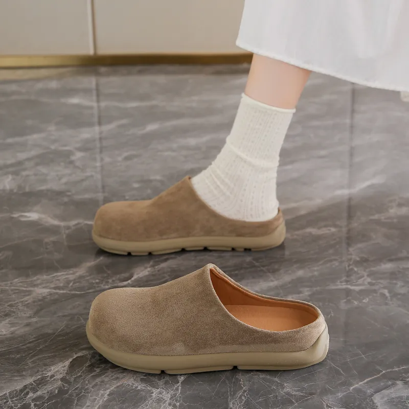 HACKBUTEER Closed Toe Slippers Women's-3
