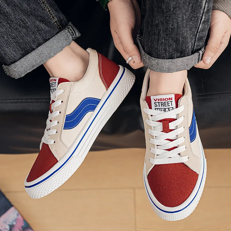 HACKBUTEER Low Top Skateboard Shoes Men's Box Included-5
