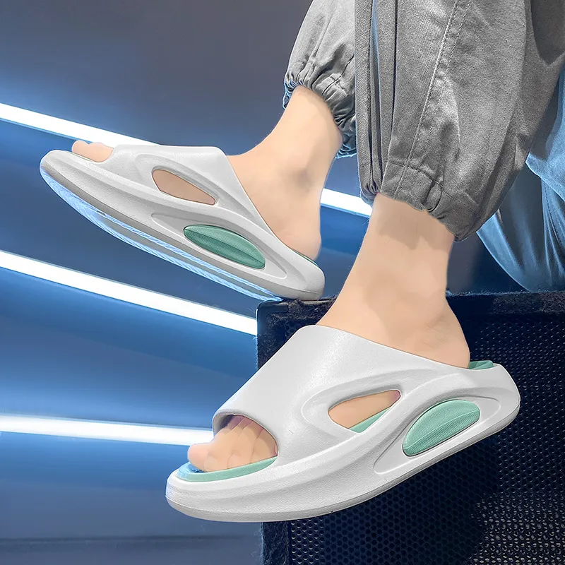 HACKBUTEER Slide Slippers Men's-11