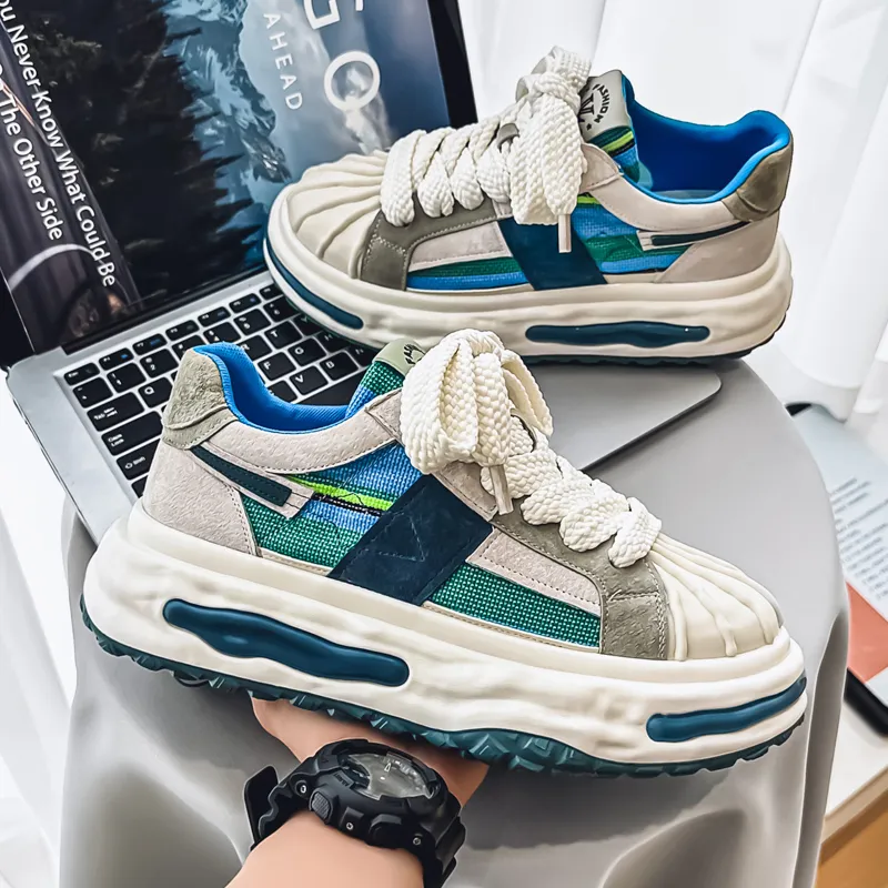 HACKBUTEER Low Top Casual Shoes Men's Box Included-5