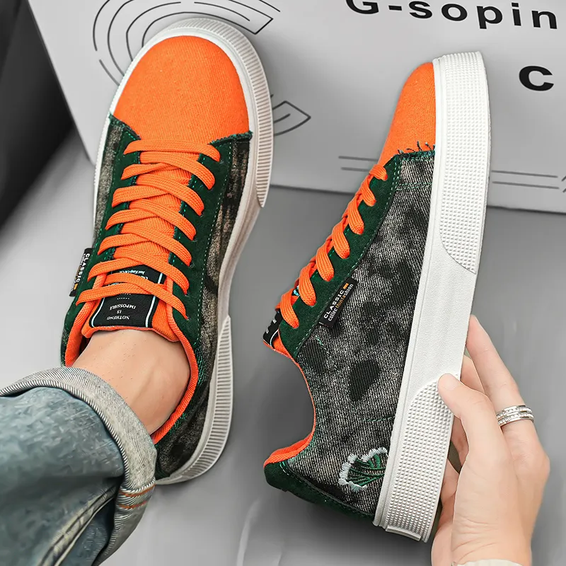 HACKBUTEER Canvas Shoes Men's Box Included-17