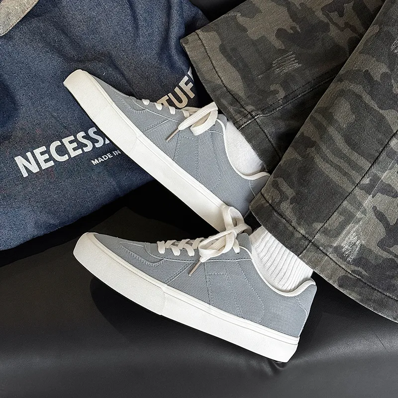 HACKBUTEER Low Top Skateboard Shoes Men's Box Included-4