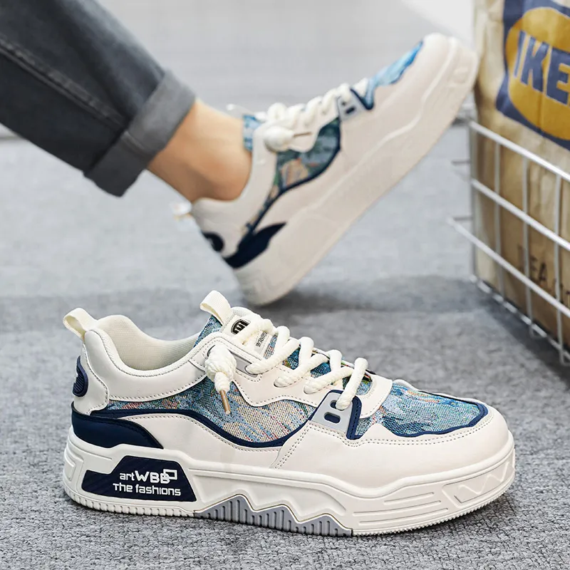 HACKBUTEER Low Top Skateboard Shoes Men's Box Included-4