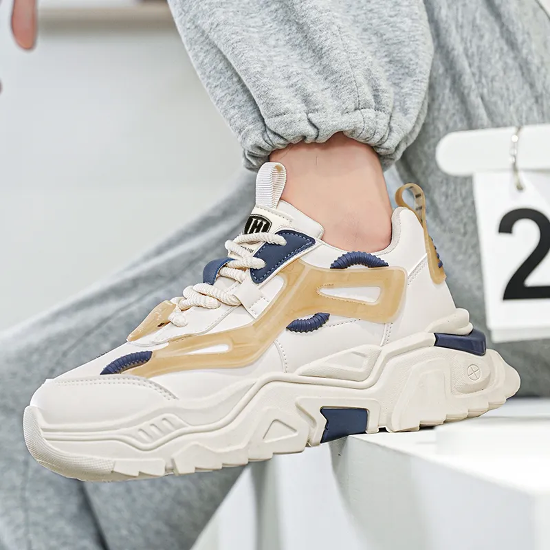 HACKBUTEER Ice Blockage Collection Low Top Chunky Sneakers Men's-9