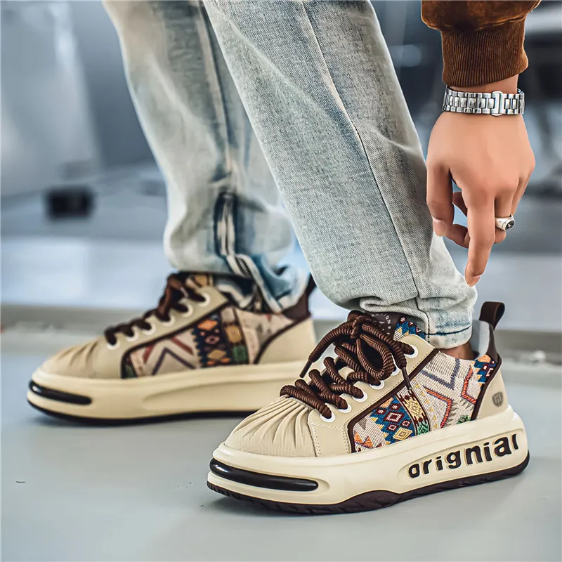 HACKBUTEER Low Top Casual Shoes Men's Box Included-14