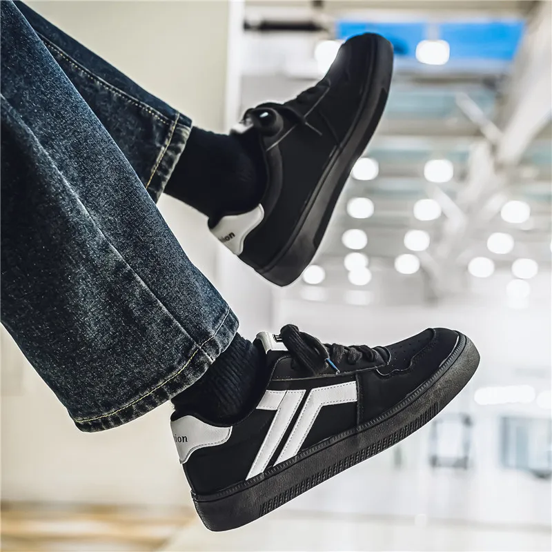 HACKBUTEER Low Top Skateboard Shoes Men's Box Included-12