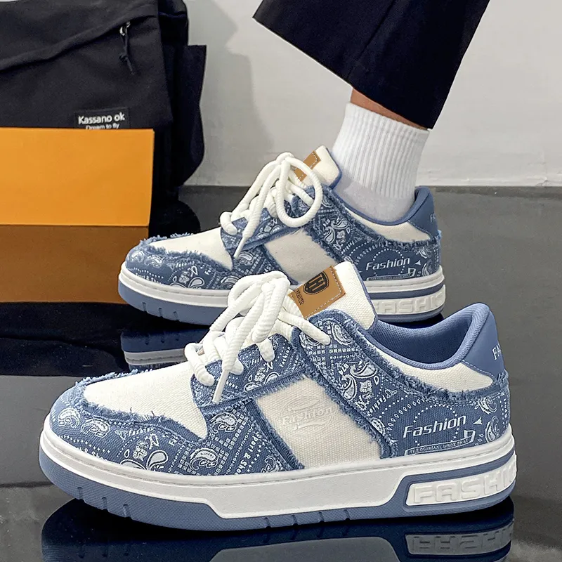 HACKBUTEER Low Top Skateboard Shoes Men's Box Included-11