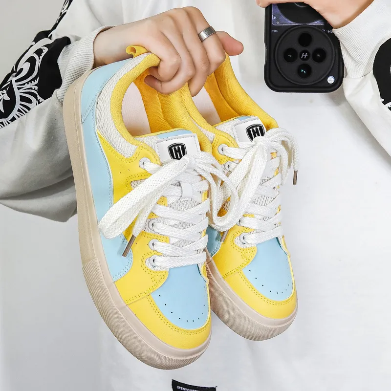HACKBUTEER Low Top Skateboard Shoes Men's Box Included-4