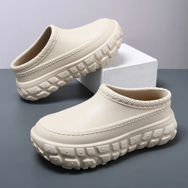 HACKBUTEER Closed Toe Slippers Unisex-6