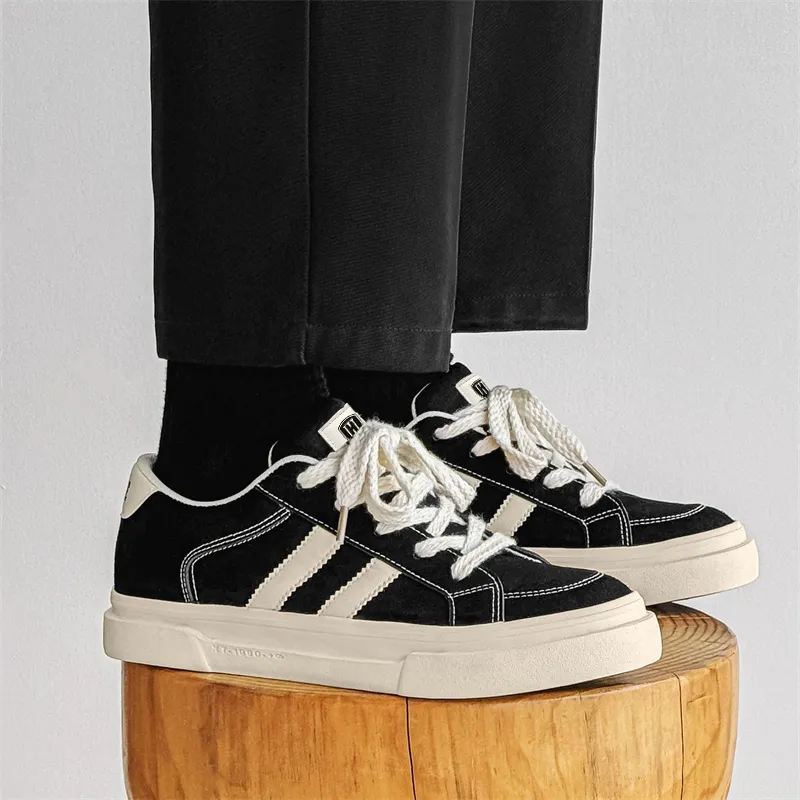 HACKBUTEER Low Top Canvas Shoes Men's Box Included-16