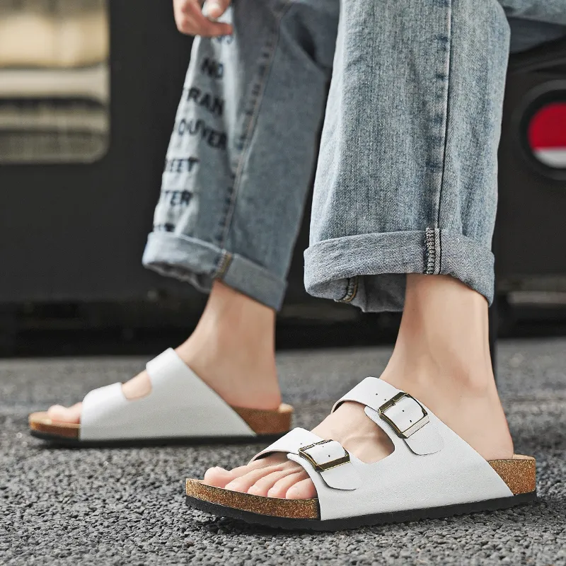 HACKBUTEER Slide Slippers Men's Box-4